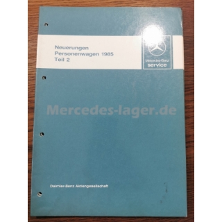 Neuerungen Personenwagen 1985 Teil 2