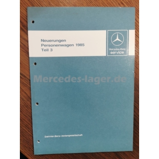 Neuerungen Personenwagen 1985 Teil 3