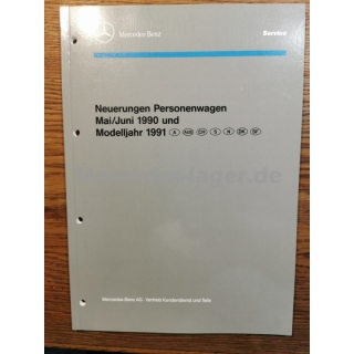 Neuerungen Personenwagen Mai/Juni 1990 und Modelljahr 1991